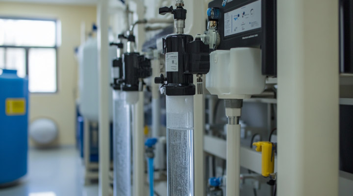 a reverse osmosis system in a pharma facility