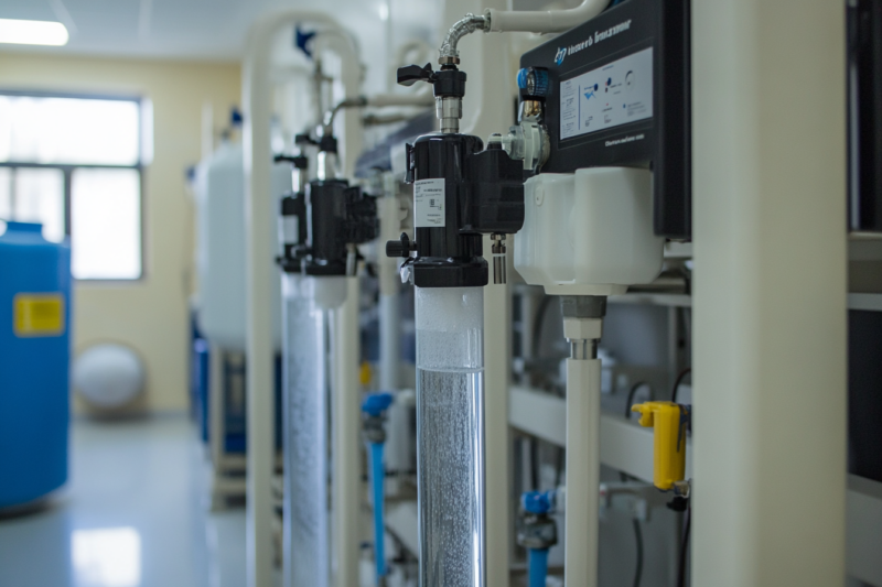 a reverse osmosis system in a pharma facility
