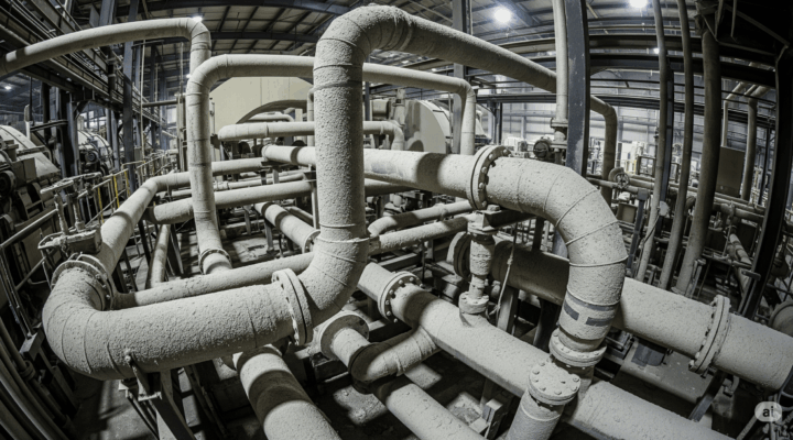 manufacturing plant with a silica problem